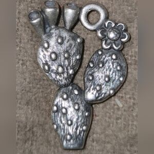 James Avery Silver Cactus Charm Vintage
